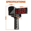 Baseball Radar Speed Gun | LED+LCD Larger Display Radar Gun