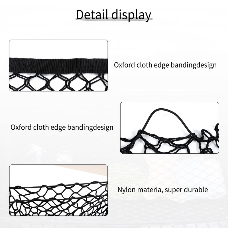 alpmosn Stretchable Car Cargo Net Adjustable Elastic Storage Net Trunk
