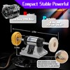 OPAVIOC Jewelry Polisher - Adjustable Variable Speed Bench Grinder Polishing