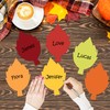Wonmon 60 PCS Fall Cutouts for Bulletin Board Decoration, Maple