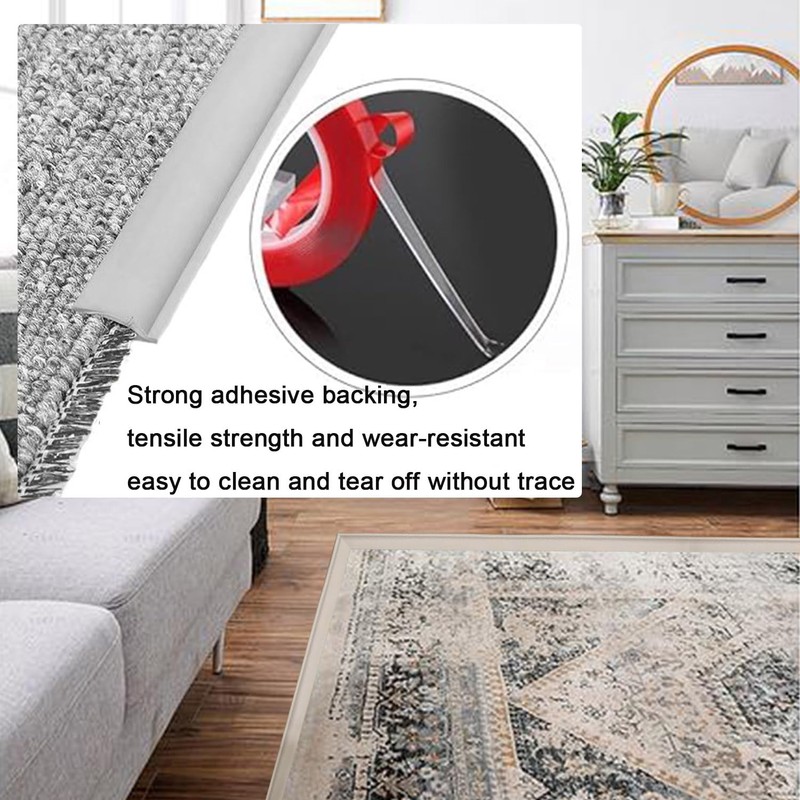 Carpet to Tile Transition Strip, Flexible Carpet Edging from Carpet