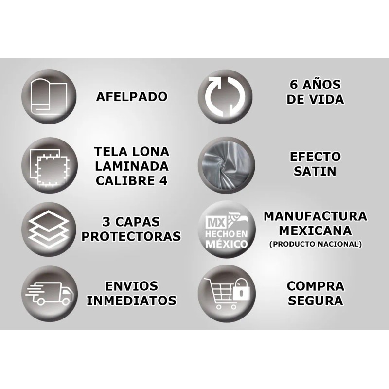 Funda Lona Antigranizo C/broche Uso Rudo Chirey Tiggo 4 2025