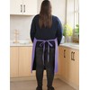 APRONNER Plus Size Aprons for Women with Pockets Durable Long
