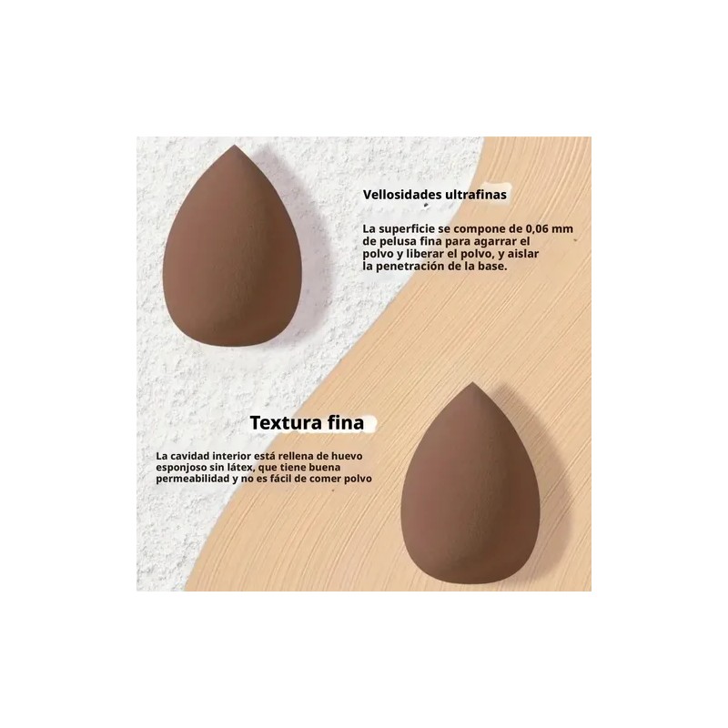 14 Huevos De Maquillaje De Esponja De Color Zong (con