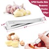 3PCS Stainless Steel Garlic Peeler - Garlic Peeler Clips Skin