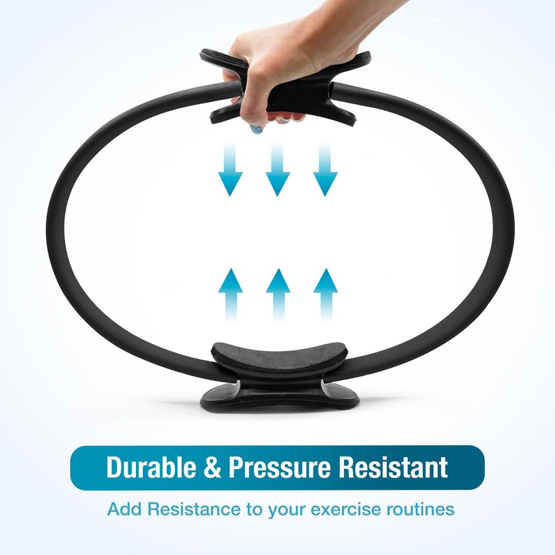 Beenax Pilates Ring - Double Handle Exercise Circle, Fitness Magic