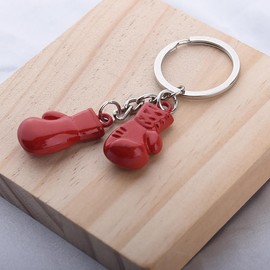 Boxer Glove Keychain Sports Gifts for Men Boys Sports Players Boxer Keychain Gift for Boxing Lovers inspirational Appreciation Gifts for Boxing Coach Leader Gifts