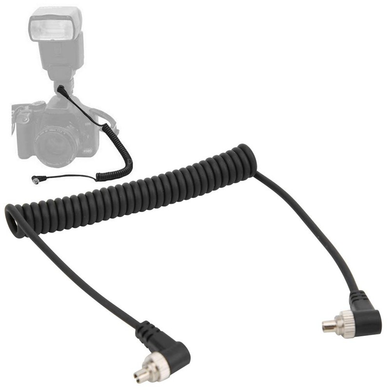 Flash PC Cord, 100cm Male to Male Flash PC Sync
