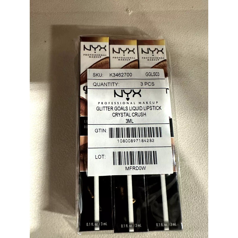 NYX (3) x NYX Glitter Goals Liquid Lipstick Crystal Crush