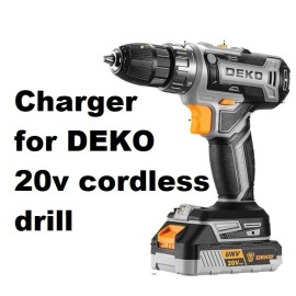 coming data ac adapter battery Charger for DEKO 20v battery cordless drill