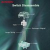 Zjmehty GATERON Magnetic Jade Pro Switches for Magnetic Gaming Keyboard,