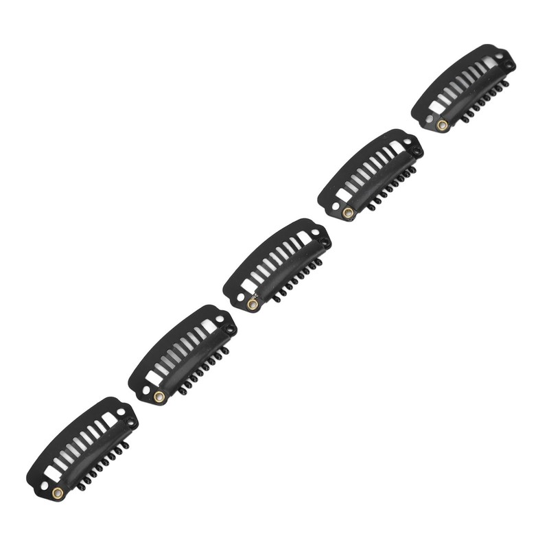 50pcs Hair Extension Clips Set Stainless Steel DIY 8 Teeth