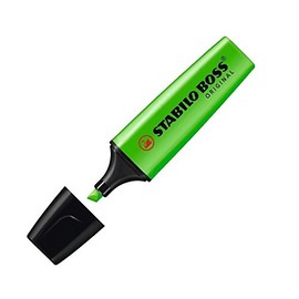 Stabilo Boss Original Highlighters Refillable Chisel Tip 2-5 mm Pack of 3 Greenaa