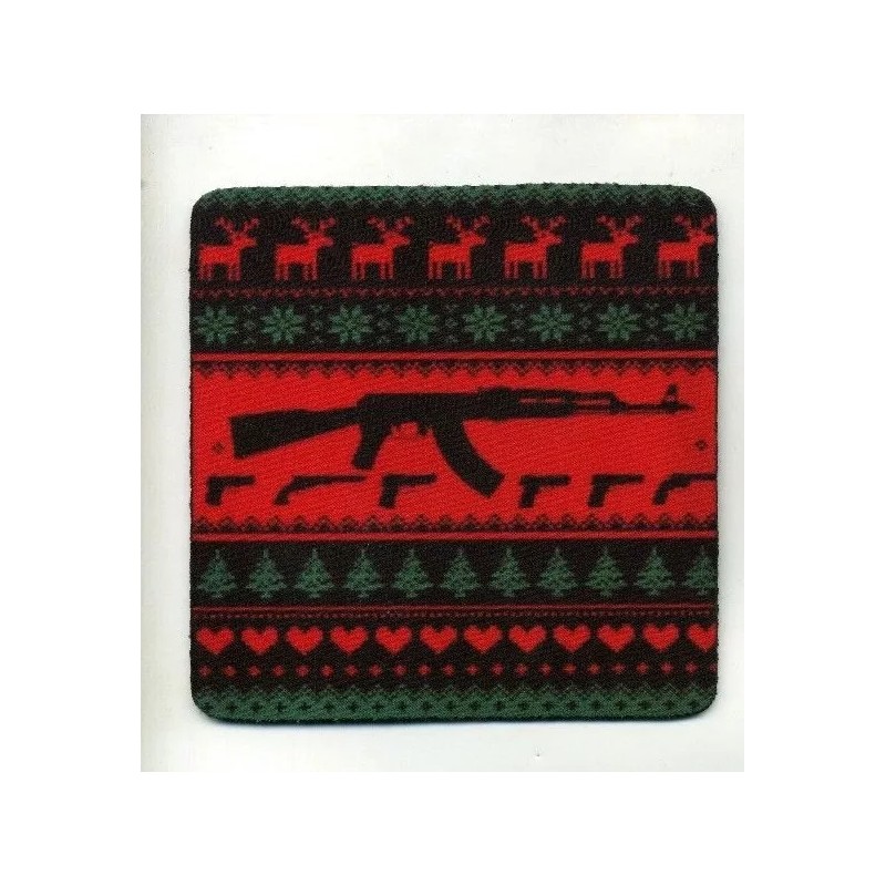 Pro Gun Hunter - Ugly Christmas Sweater COASTER - Pistol