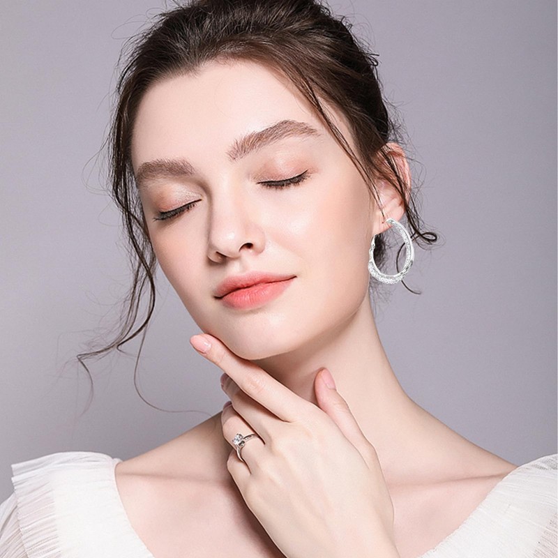 Leogony Earrings for Women, Hoops Hypoallergenic Earings