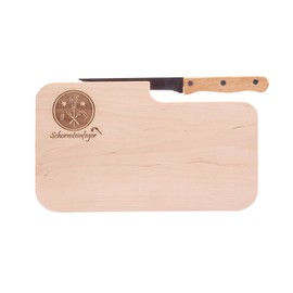 Bread Board with Guild Sign I Gift for Chimney Sweep I 25.5 x 14.5 x 1.3 cm