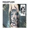 INKARTLINK Tattoo Tech, 2 Sheets Large Semi Permanent Tattoo, Adult