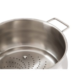 Barazzoni Tummy VAPO Line Pasta Sieve Made in Italy 18/10 Stainless Steel Diameter 22 cm