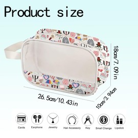 UJIMS Psychotherapist Gift Psychologist Toiletry Cosmetic Bags Psychological Counselor Gift Mental Health Therapist Gifts (PsychologistMbag)