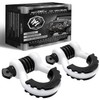 AUTMATCH D Ring Shackle 3/4" Shackles (2 Pack) 41,887Ibs Break