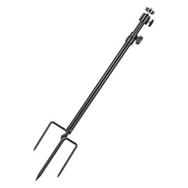 Folgtek Universal Camera Stand Tripod Bracket on Soft Ground Stand for Hunting Fishing Black Adjustable Universal Thread Connection 1/4''-20 (Black)