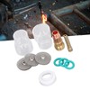 11Pcs Welding Gun Accessories Tig Welding Torch Glass Cup Collet