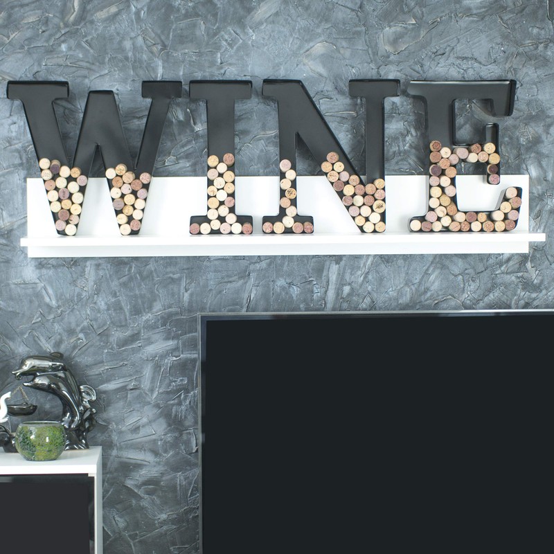 Made Easy Kit Metal Letter Wine Cork Keepsake Saver &