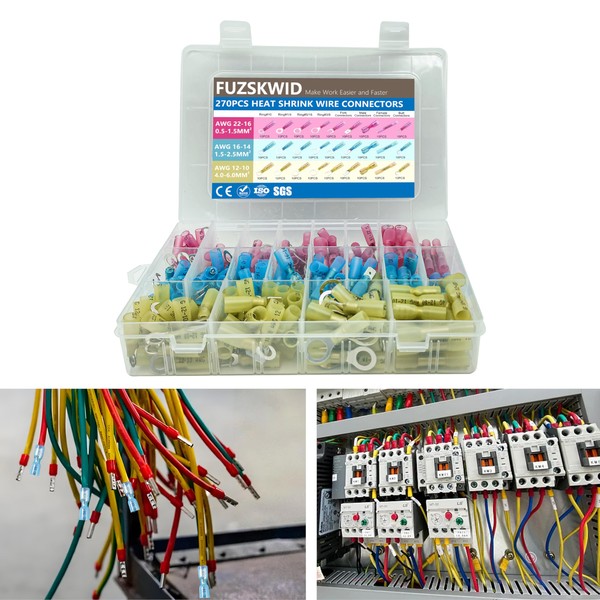 FUZSKWID Heat Shrink Wire Connectors Kit - Waterproof Electrical Connectors