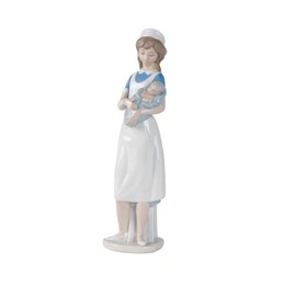 NAO Nurse. Porcelain Nurse Figure.