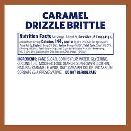 Kernel Season's Drizzle Brittle Popcorn Topping, Caramel, 13.1 Ounce