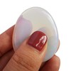 Bacatgem Synthetic Opalite Water Drop Chakra Thumb Worry Stone,Stress Relax
