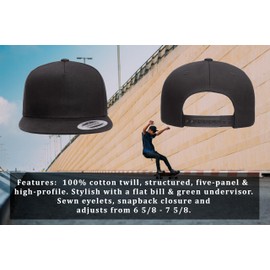 Mari Kyrios Slayer Thrash Metal Heat Pressed Flat Bill Hat - Adult Black Twill Snap Back Adjustable Cap