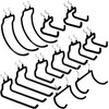 12 PCS Heavy Duty Pegboard Hooks, for Organizing Various Tools,
