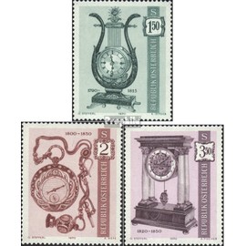 Austria 1344 1346 (Complete. Ausg.) 1970 Old Watches (Stamps for Collectors)