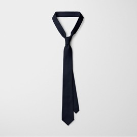 SEVENHEAD Men's Skinny Ties 2 Inch (5CM) Dark Navy Solid Pure Color Plain Slim Necktie for Men