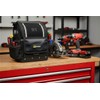 Closed Top Toolbags Professional Electrician Tool Bag, Tool Organizer, HVAC,Black,