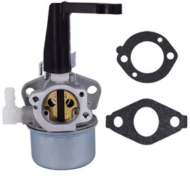 697422 696065 Carburetor Kit W/Mounting Gasket Fit for B&S 110402 110412 215369 5HP 5.5HP 6HP Tiller Engine Cultivator Rotavator Generator, for Intek Motor