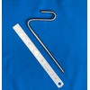 Guy line tensioning Tent Peg reverse hook stainless steel 8