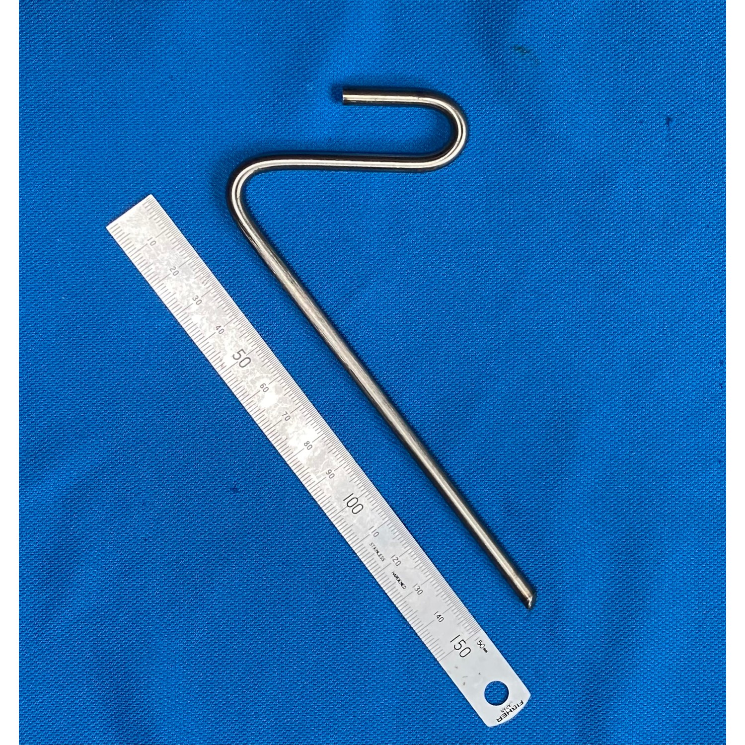 Guy line tensioning Tent Peg reverse hook stainless steel 8 pack ...