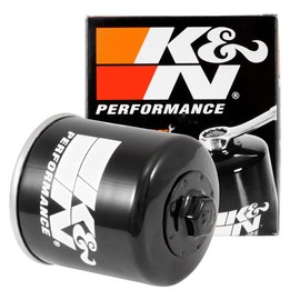 K&N Filtro de Aceite Powersports de Alto Rendimiento KN-153, Negro