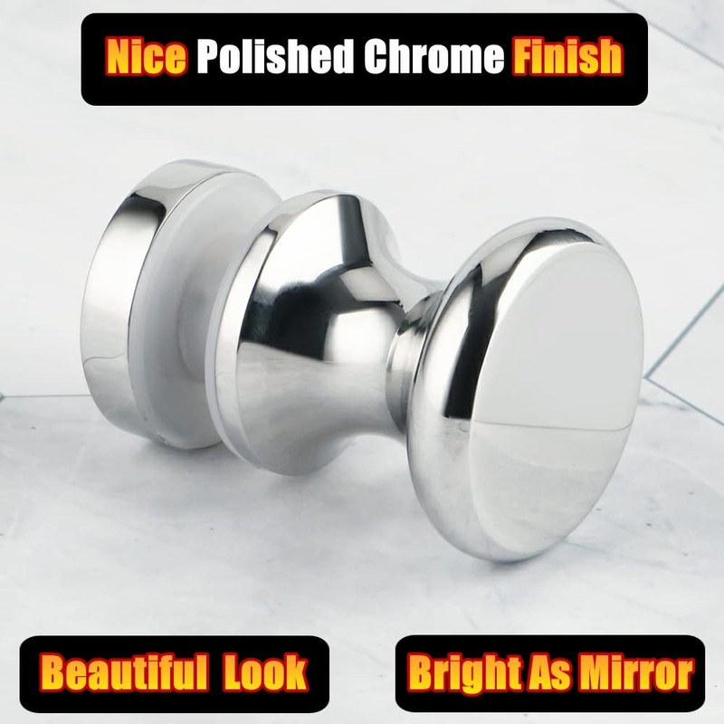 Alise Shower Glass Door Handle,Sliding Shower Doors Knob,Single Side Pull