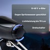 Zeekpowa E-Bike LED Bicycle Light with Reflector and StVZO Approval,