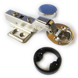 Dia 1"/26mm Hole Euro Hydraulic Soft Close Hinge for Cabinet Glass Door (Insert), Not for Dia 30mm Hole