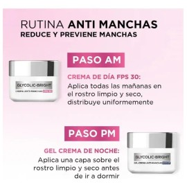 Skincare Kit Rutina Completa Glycolic Bright L'oréal Kit 5