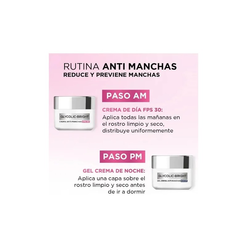 Skincare Kit Rutina Completa Glycolic Bright L'oréal Kit 5
