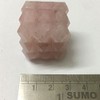 Gracy Jewels Rose Quartz Pyramids Cube : 54 Point Pyramids