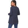 GRECERELLE Cardigan for Women Open Front Button Down Ribbed Knit