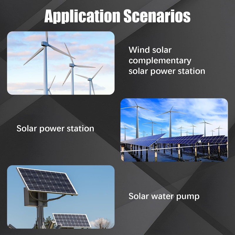 MPPT Wind Turbine Charger Controller, 12V/24V 500W Auto Match IP67