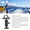 Fish Finder Mount, Dual 360° Swivel Ball Mount Fish Finder