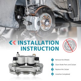 IRONTEK 18B4828+18B4829 Front Brake Caliper Passenger & Driver Side Caliper Assembly Fit Ford Expedition 2003-2006, Fit Lincoln Navigator 2004-2006